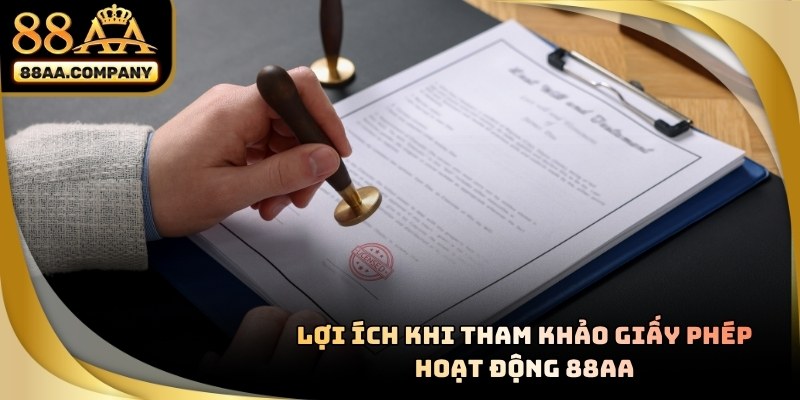 Đội ngũ hỗ trợ 88AA giải đáp mọi thắc mắc liên quan giấy phép